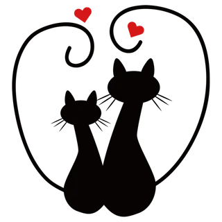 猫咪爱情情人节