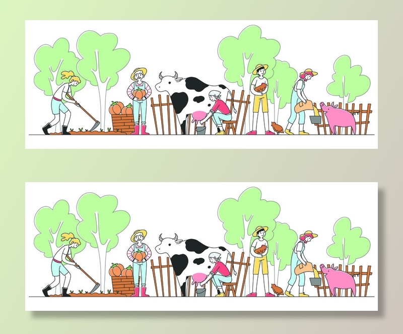 扁平化人物场景办公互联网等距ai矢量设计网页海报UI素材插画