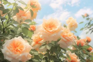 花园玫瑰清新阳光