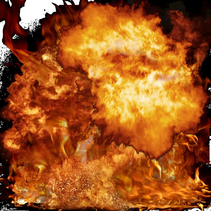 超炫爆炸效果图片psd模版下载