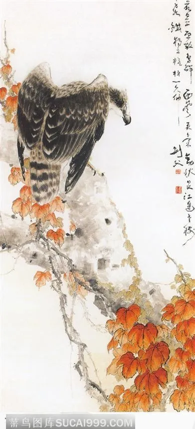 秋鹰图
