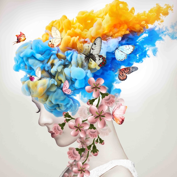 北欧美女装饰画 