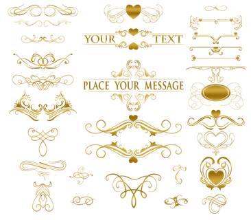 欧式花纹边框古典底纹花边欧美分割线装饰