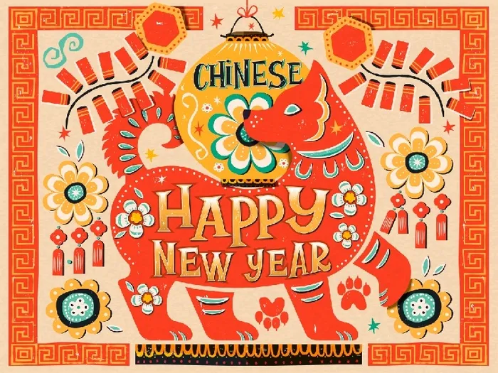 设计新年装饰素材eps,ai矢量模版下载