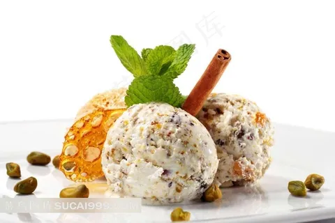 冰淇淋餐券背景图案