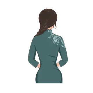 传统旗袍美女 (70)