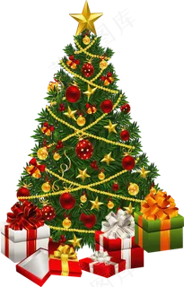 圣诞树免扣png 