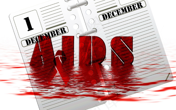 艾滋病日海报设计图片