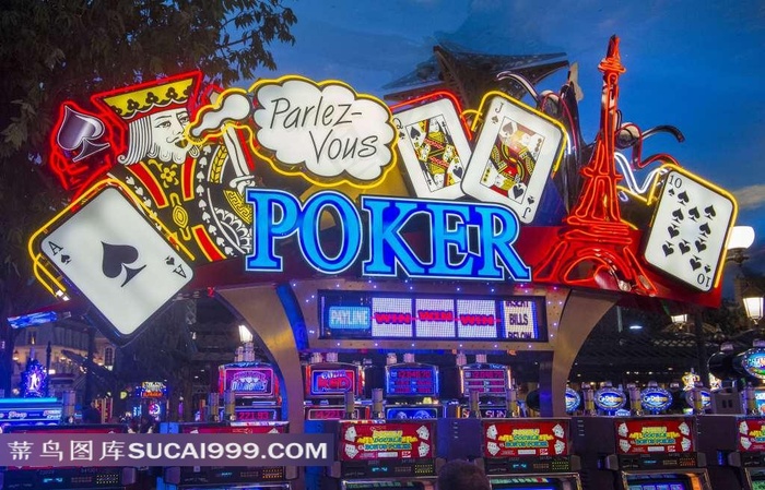 赌场建筑门头设计背景