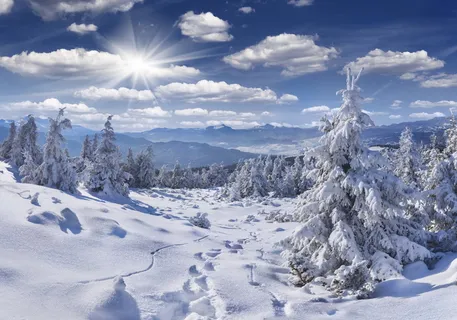 美丽的冬天冰雪景色 美丽的冬天冰雪景色
