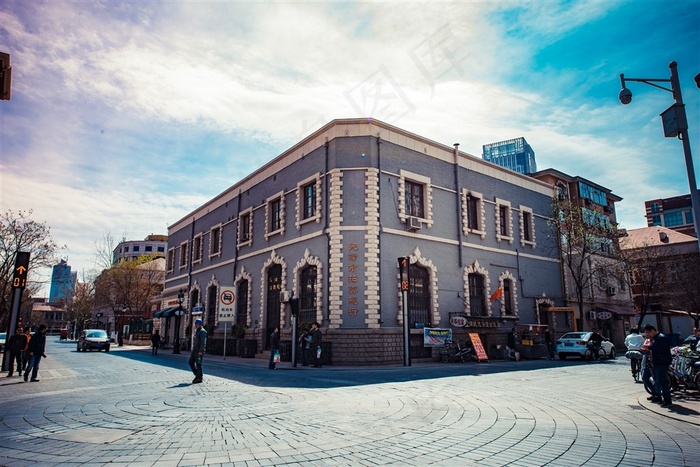 天津街边的欧式建筑