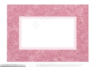 相框边框-粉色的相框