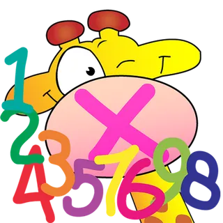 长颈鹿卡通数学少儿兴趣班