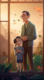 父亲 父亲节 温馨 幸福 坚强 爱护 父爱