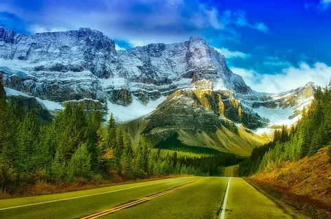 冬天高山背景风景 冬天高山背景风景