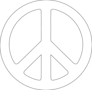 和平符号 PNG免抠