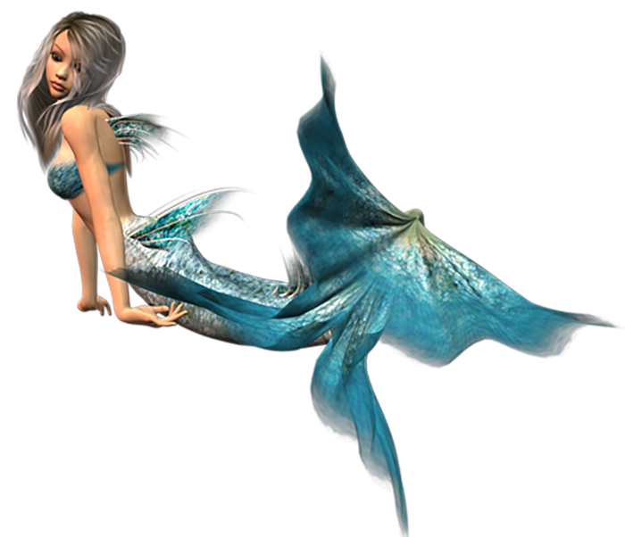 05 (14)免抠 设计 元素 二次元 3d 美人鱼