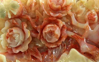 雕塑玉雕背景风景