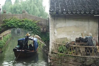 江苏苏州周庄的小桥人家