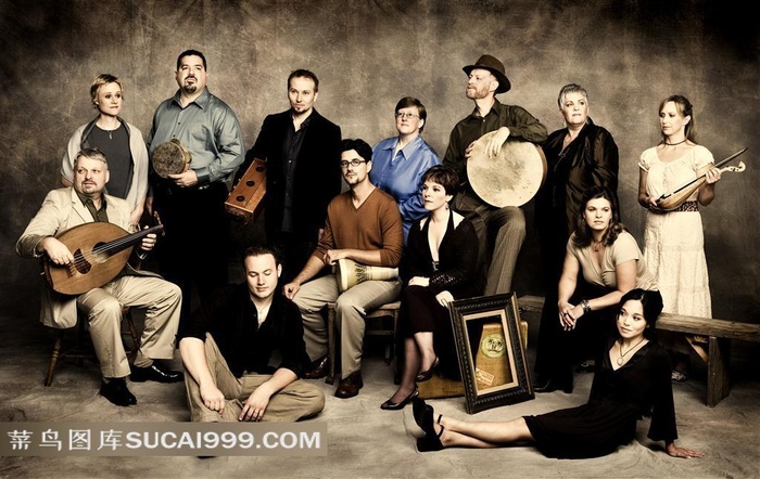 高清乐队合影图片