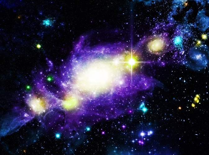 元宇宙世界风景背景墙