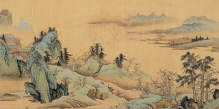 山水画 国画 古画 水墨