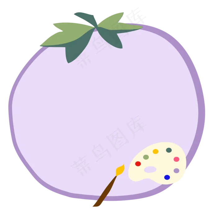 卡通边框 卡通彩色框  手绘对话框 可爱边框 免抠