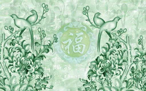 雕塑玉雕背景风景