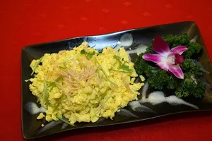  椰香桂花干贝　 