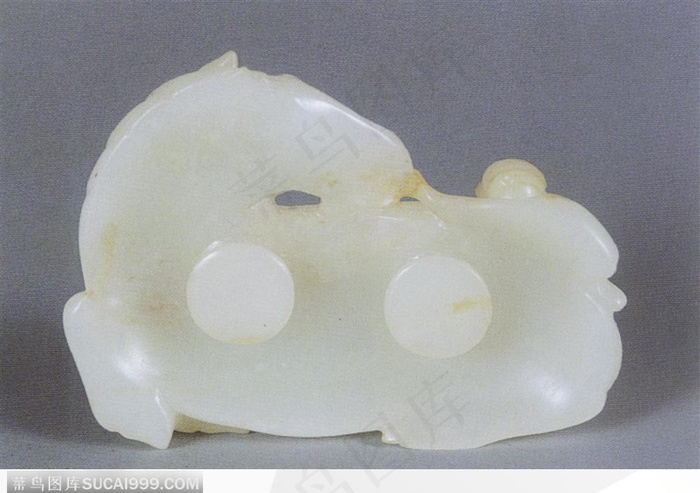 中华传统工艺-白色玉马