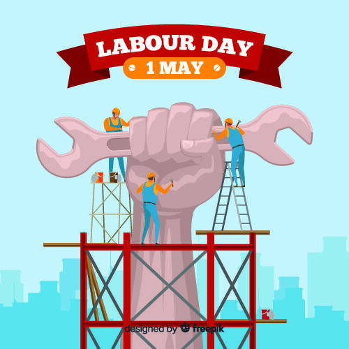 五一劳动节海报素材