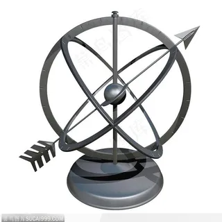 地球仪 行星轨道 箭头