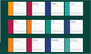 2023日历 2023年挂历 兔年日历 