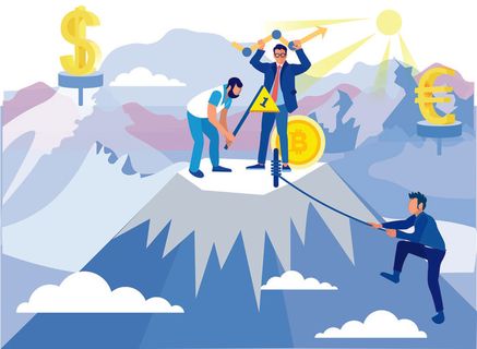 扁平化人物场景办公互联网等距ai矢量设计网页海报UI素材插画