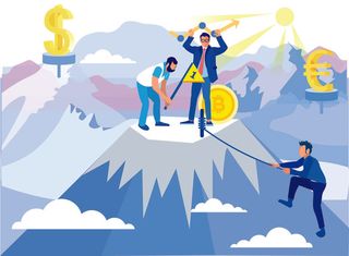 扁平化人物场景办公互联网等距ai矢量设计网页海报UI素材插画