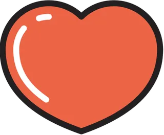 橘红爱心情人节