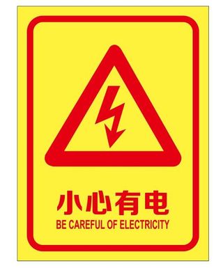 矢量小心有点导视牌