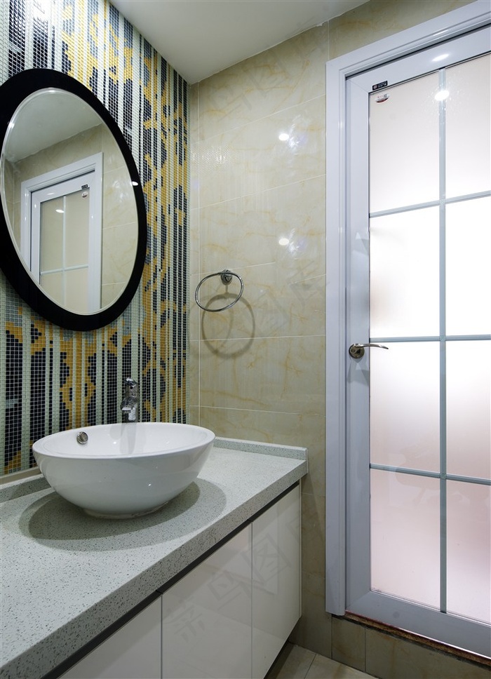 洗手间场景图片