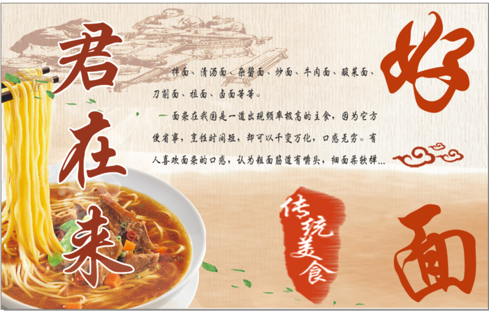 面招牌背景图cdr矢量模版下载