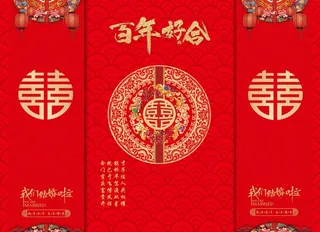 中式拜堂背景图片