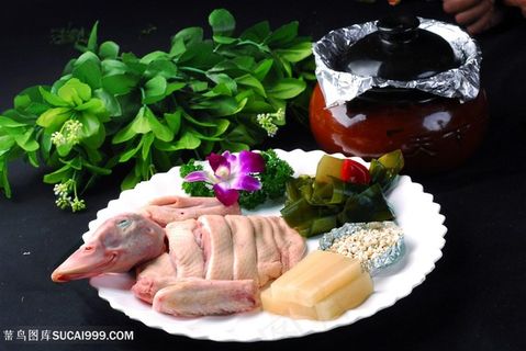 汤风味老鸭的美食图片