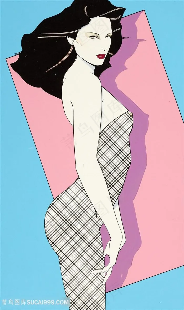 帕特里克安吉尔唯美性感女士插画