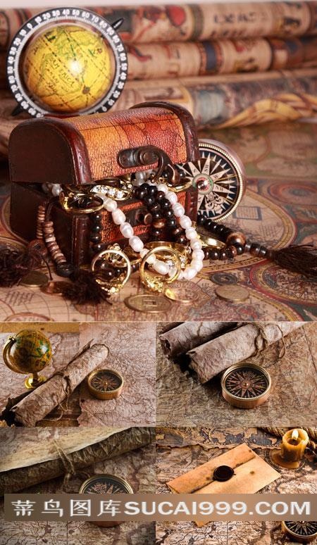 神秘寻宝罗盘高清素材