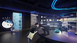 平面 展厅 宇宙 海报