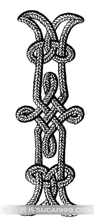 时尚花纹字母I 时尚花纹字母I