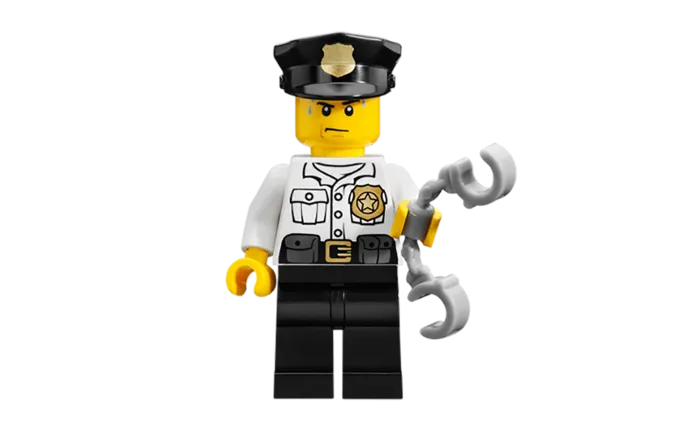 乐高警察塑料