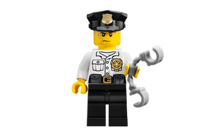 乐高警察塑料