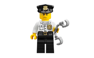 乐高警察塑料