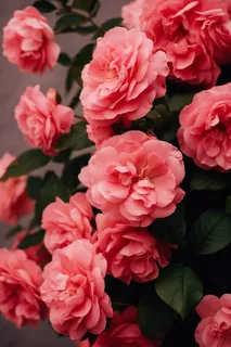 粉红茶花摄影图