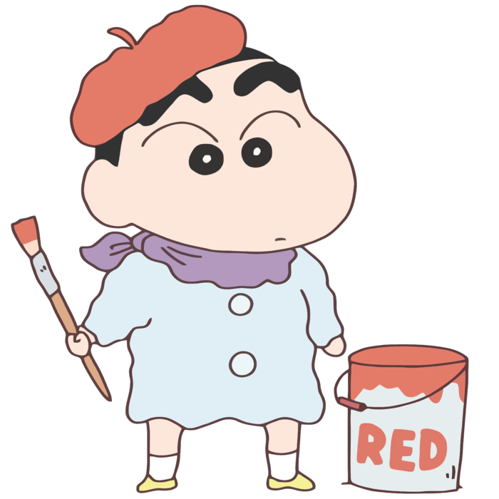 蜡笔小新可爱动画人物免扣素材